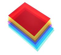 HEMOTON 8pcs Pvc Films Reading Films Practical Reading Tools Pvc Material for Dyslexia Random Color