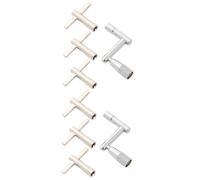 HEMOTON 8pcs Quick-release Drum Key Wrench for Quick Drumming Gifts Djembe Drum Tuning Made of Essential Drumming Tool