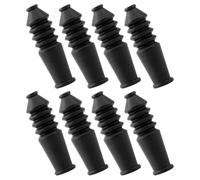 HEMOTON 8pcs Rubber Brake Line Sleeve Clutch Cable Cover Brake Hose Protector for Mountain and Folding Electric Bikes Cycling Gear Cable Protection Accessories