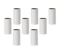 HEMOTON 8Pcs Tearable Sticky Hair Removal Roll Paper Compact Dust Roller for Efficient Pet Hair Lint Fluff Cleaning Durable Lightweight Design for Easy Storage and Use