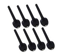 HEMOTON 8pcs Violin Tuning Pegs Replacement Ebony String Tuning Pegs for Music Instrument Part for Violin Restoration and Maintenance