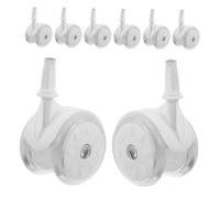HEMOTON 8pcs Walking Wheel Replacement Wheels for Walker and Stroller Accessories for Boy Girl Easy Movement Surfaces