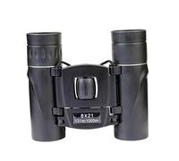 HEMOTON 8X21 Compact Binoculars with High Definition Anti-Reflection Lens, Comfortable to Hold Rubber and Metal Material, Portable Pocket Telescope for Sightseeing and Hiking