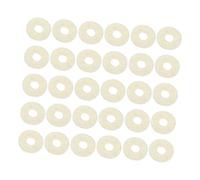 HEMOTON 90pcs White Piano Felt Pads Keyboard Washers 12x4x1mm Thick Piano Regulating Tool Key Leveling Cushions for Musical Instrument Accessories