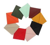 HEMOTON 9pcs Unique Bookmarks Leather Corner Protect Bookmark, Handmade and Hand-Stitched Versatile Reading Book Marker to Guard the Corners, Lightweight and Long-Lasting for Students