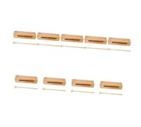 HEMOTON 9pcs Wood Percussion Instrument for Rhythm Block Music Teaching Tool Engaging and Easy to Use for Early Education Music Activities