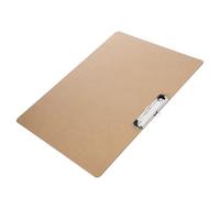 HEMOTON A3 Clipboard Folder with Horizontal Clip, Writing Board Clip, Density Board and Metal, Khaki, Portable Document Holder for Paper and File, Office Use and Hotel