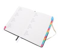 HEMOTON Address Organizer and Solving Forgetting Phone Numbers A5 with Alphabetical Tabs, Pu Cover and Paper Pages, Practical Phone Directory for Recording Personal Information for Home