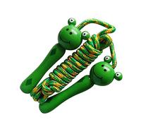 HEMOTON Adjustable Animal Jump Rope for Cartoon Frog Skipping Rope Random Color for Fitness and Fun Activities Kindergarten and School Playgrounds Random Color