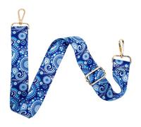 HEMOTON Adjustable Banjo Strap Floral Print Polyester Belt for Banjo Player, Reduce Shoulder and Back Pressure, Dirt-Resistant, Vintage Banjo Supply for Musicians