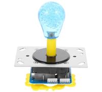 HEMOTON Arcade Joystick Kit Game Stick Replacement for Game Simulators Precise Control with Vibration Easy Installation for Various Games