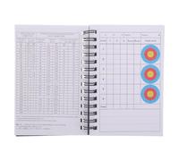 HEMOTON Archery Scorebook for Coaches and Archers with Compact Organization and Precise Session Tracking, Spiral Bound Paper and Abs Cover, for Target Sessions and Archery Competitions