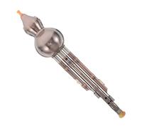 HEMOTON B Key Hulusi Chinese Cucurbit Flute, Copper-plated Coffee, Triple-tone Play, Compact Wind Instrument for Adults and Students, Classroom Learning and On-the-go Musical Exploration