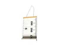 HEMOTON Baby Growth Chart Measuring Height Chart Newborn Growth Chart Height Growth Ruler Newborn Twin Pram Height Growth Hanging Ruler Earth Tones Child Plate Wooden White