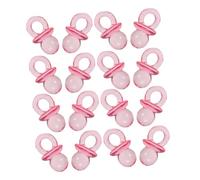 HEMOTON Baby Shower Favor Ideas: 200pcs Mini Acrylic Pacifiers Prank Soother Toys Baby DIY Decorations Colorful Pack