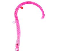 HEMOTON Back Massager and Trigger Point Massage Stick, Portable Shoulder and Neck Self Massage Tool for Muscle Pain Relief, Fibromyalgia Therapy Aid for Home and Travel Use, Rose Red