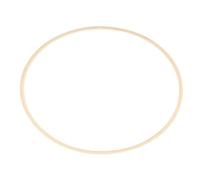 HEMOTON Bamboo Craft Rings for Macrame and Dream Catcher DIY Projects, round Circle Shape with Beige Colour, Suitable for Birthday Party and Christmas Room Decoration