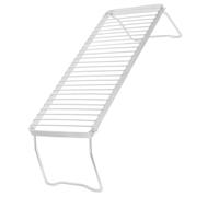 HEMOTON Barbecue Grill Rack Practical with Sturdy Furnace End Holder Stainless Steel Folding No Rust Portable Grill Tray for Camping Use for Outdoor Picnic and Camping