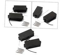 HEMOTON Bass Pickup String Electric Guitar Pickup High Output Warm Tones Black