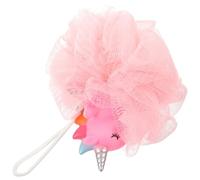 HEMOTON Bath Loofah Unicorn Design Soft Exfoliating Shower Puff for Cute Animal Cartoon Bath Ball for Gentle Skin Cleansing and Deep Dead Skin Removal