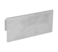 HEMOTON Bbq Compatible with 14x6x2.5cm Flat Top Griddle Grease Blocker Stainless Steel Grill Grease Door Outdoor Cooking