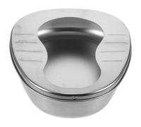 HEMOTON Bedside Commode Portable Adult Bed Pan for Elderly Women Men Metal Hospital Nursing Home Use Bedridden Patients