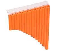 HEMOTON Beginner Panpipe Set 16/18 Pipe C Key Easy to Learn Pan Flute for Boys and Girls School Use Musical Instrument for Educational Purposes