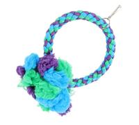 HEMOTON Bird Perch Swing Cotton Rope Parrot for Birdcage for Cockatiels and Budgies Fun Easy to Install Enriches Bird Life