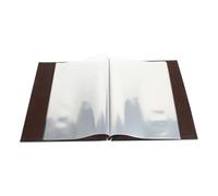 HEMOTON Black Plastic Document Folder for Office Use, Lightweight Pp Material File Holder for Storing Papers and Certificates, Practical Document Organizer for Desk Filing