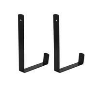 HEMOTON Black Steel Planter Hook for Balcony Railing Hanging Flowerpot Rack