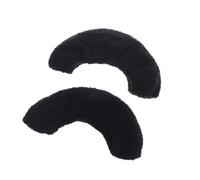 HEMOTON Black Velvet Ice Skate Covers Lightweight and Soft Plush Blade Guards for Protecting Skating Blades Suitable for Figure and Hockey Skates