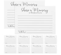 HEMOTON Blessing Cards Festival Cards and Fine Workmanship with Simple Design 50pcs for Sharing Memories Graduation W or Party and Family