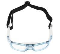 HEMOTON Blue Basketball Protective Goggles with Adjustable Strap and PC Frame, Wraparound Sports Eyeglasses for Soccer and Indoor Court Play, Unisex Adult Safety