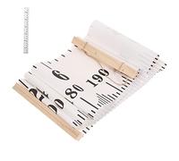 HEMOTON Boys and Girls Height Growth Chart Wall Hanging Decor Boy Girl's Wall Art Height Measurement Chart Material Random Style