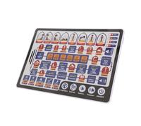 HEMOTON Boys and Girls Learning Toy Tablet Islamic Quran Educational Toy Arabic Talking Flash Cards Arabic Alphabet Puzzle Educational Learning Machine
