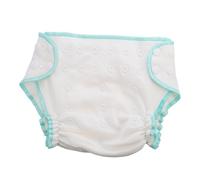 HEMOTON Breathable Cotton Diaper for Boy Girl Reusable Cloth Diaper Leak Protection for Eco-Friendly Nappy Changing at Home Travel