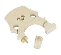 HEMOTON Bridge Violin Accessories Maple Wood Violin Bridge Replacement Screws and Comfortable