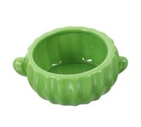 HEMOTON Cactus Ceramic Hamster Bowl Cute Pet Food Dish for Animals Easy to Clean Durable and Wear Resistant for Hamsters Chinchillas and Gerbils
