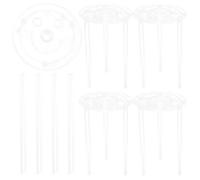 HEMOTON Cake Dowel Rods Support Kit and Multi-Layered Design with Sturdy Ps Construction 5 Sets for Tiered Cakes for Bakers