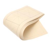 HEMOTON Calligraphy Paper Moderate Ink Infiltration 200 Sheets Khaki for Writing with Standard Size Grid Suitable for Fountain Pen Writing and Art Work, for Beginners and Chinese