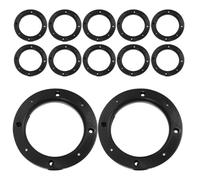 HEMOTON Car Speaker Spacer Rings with Abs Material Plastic Adapter Bracket 10 Pairs 9.2cm Inner Diameter, Enhanced Audio Performance and Quick Installation for Car Door Speaker