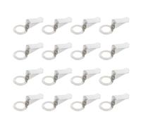 HEMOTON Car Vent Clips 24Pcs White Iron Auto Perfume Holders Easy Installation for Vehicles Interior Decoration