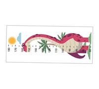 HEMOTON Cartoon Animals Height Measuring Sticker Kids Growth Chart Easy Install Wall Decal