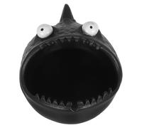 HEMOTON Ceramic Ashtray Fish Design Portable Windproof Ash Holder Tabletop Smoking Tray for Outdoor Patio Home Office Use