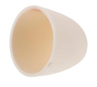 HEMOTON Ceramic Crucible Bowl 40ml White Curved Shape High Alumina Corundum Crucible for Laboratory Experiments and Reliable Heat Resistant Casting Mold Equipment