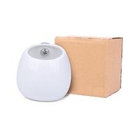 HEMOTON Ceramic Hanging Pet Bowl Adjustable Feeder for Mice and Small Pets White Porcelain Feeding Dish for Rodents and Guinea Pigs