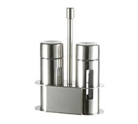 HEMOTON Cinnamon Shaker Seasoning Containers for Kitchen Condiment Shaker Spice Shakers Salt Jars Seasoning Powder Jar Chilli Flakes Dispenser Spice Container Stainless Steel