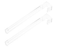 HEMOTON Clear Tank Hangers Set 2pcs ABS Adjustable Hooks for Aquarium and Hatching Box Multipurpose Climbing Ramp Accessories for Fish Tank