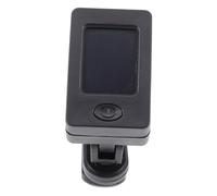 HEMOTON Clip-on Guitar Tuner for Acoustic Guitar, Ukulele, Violin and Bass, Accurate Tuning, Portable Plastic Design, Black, Easy-to-carry Instrument Accessory for String Instruments