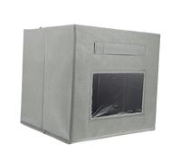 HEMOTON Clothes Storage Box Foldable Rear-Resistant Practical for Bedroom Living Toys Books